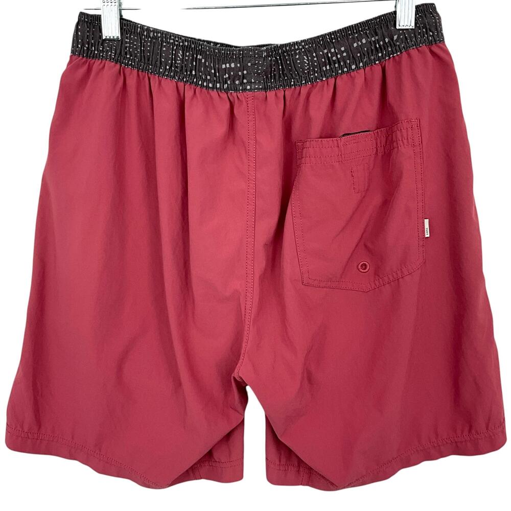 Vuori Kore Shorts Mens Small ? Red Lined Elastic Waist Drawstring Pockets Casual - Picture 5 of 11